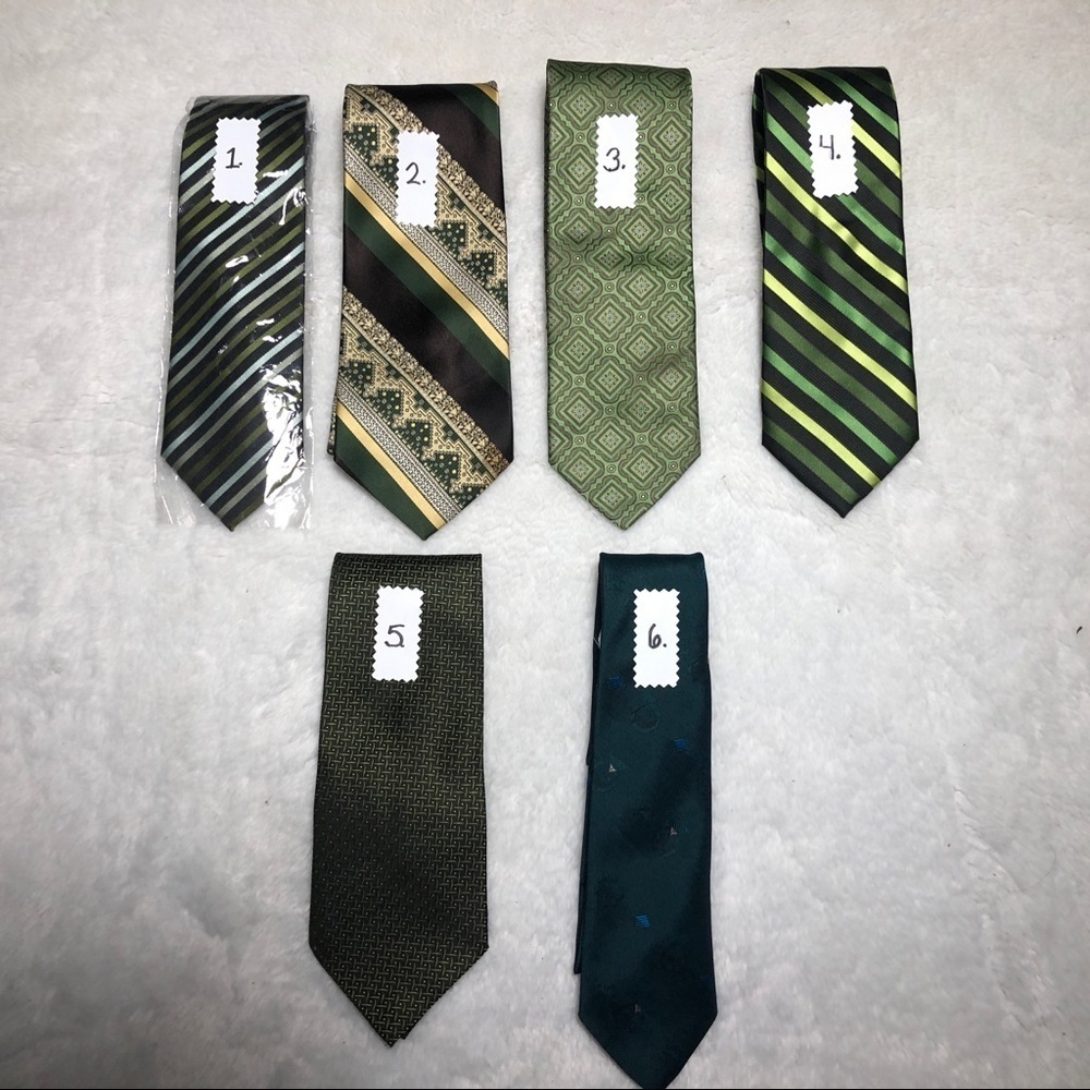 Mens Tie Collection (Greens)